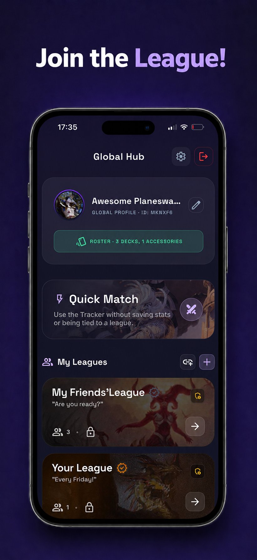 Private Commander league in MonarchLeague